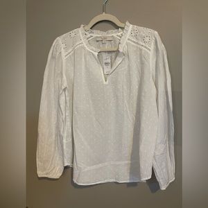Loft Eyelet Blouse